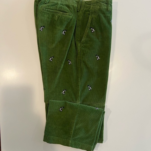 TWO PANTS: Men’s J Crew Corduroy GREEN and YELLOW. 32-32 and 33-32 - Picture 5 of 11